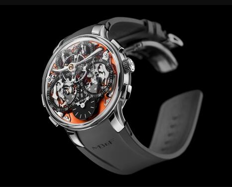 MB&F Legacy Machine Sequential Evo Orange Replica Watch 09.ZR.OR