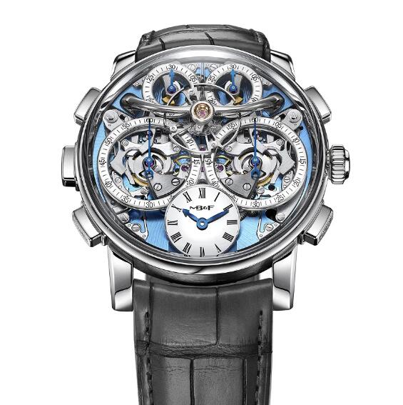 MB&F LM Sequential Flyback Platinum Replica Watch 10.PL.BU