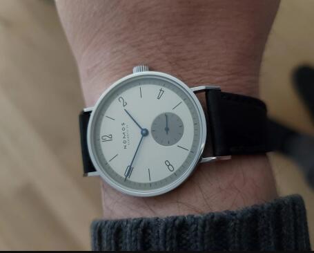 Nomos Glashütte Tangente Lange Dial Replica Watch 101-Lange