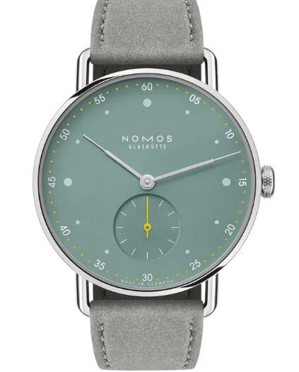 Nomos Glashütte Metro 33 Sage Replica Watch 1124