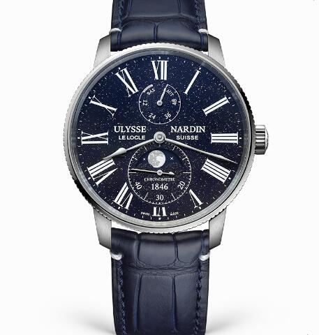 Ulysse Nardin Marine Torpilleur Moonphase Aventurine 42mm 1193-310LE-3A-AVE/1A Replica Watch