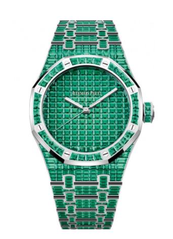 Replica Audemars Piguet Royal Oak Self-Winding 41 Emerald Watch 15514BC.EE.1284BC.01