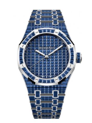 Replica Audemars Piguet Royal Oak Self-Winding 41 Blue Sapphire Watch 15514BC.SS.1284BC.01