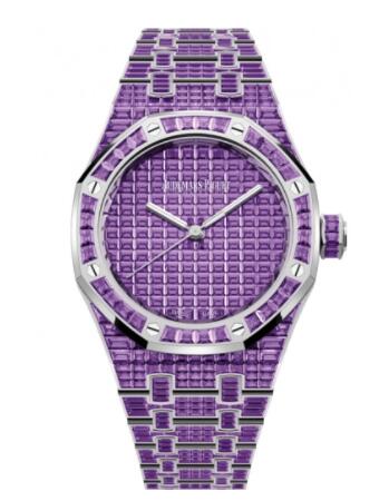 Replica Audemars Piguet Royal Oak Self-Winding 37 Amethyst Watch 15554BC.AY.1274BC.01