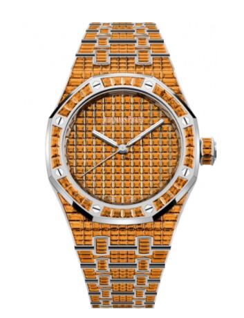 Replica Audemars Piguet Royal Oak Self-Winding 37 Orange Spessartite Watch 15554BC.SE.1274BC.01