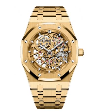 Audemars Piguet Royal Oak “Jumbo” Extra-Thin Openworked Replica Watch 16204BA.OO.1240BA.01