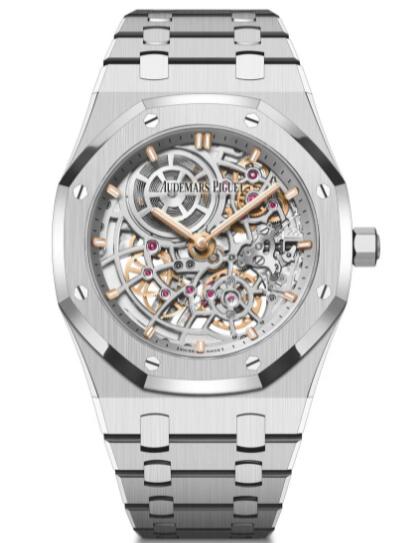 2022 Audemars Piguet Royal Oak “Jumbo” Extra-Thin Openworked Replica Watch 16204ST.OO.1240ST.01