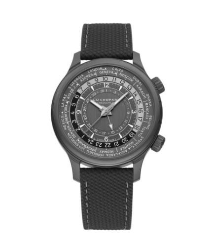 Chopard L.U.C TIME TRAVELER ONE BLACK Replica Watch 168574-3008