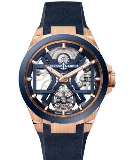 Replica Ulysse Nardin Blast Tourbillon Blue & Gold 1725-400-3A/3A Watch