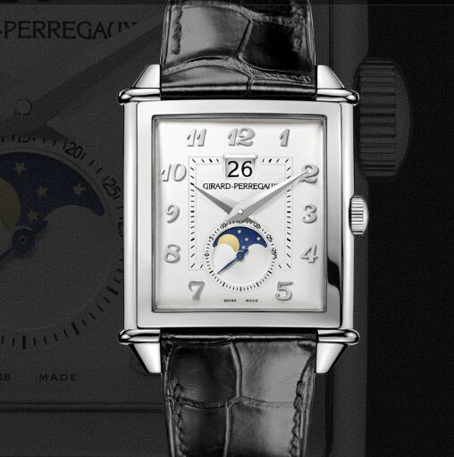 Girard Perregaux VINTAGE 1945 XXL LARGE DATE AND MOON PHASES Replica Watch 25882-11-121-bb6b