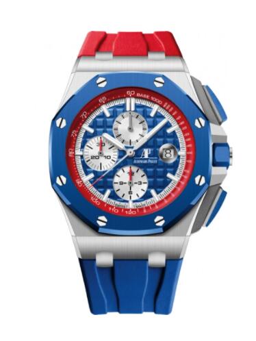 Audemars Piguet Royal Oak Offshore 44 Stainless Steel Ceramic Blue & Red 26400SO.OO.A502CA.01 Replica Watch