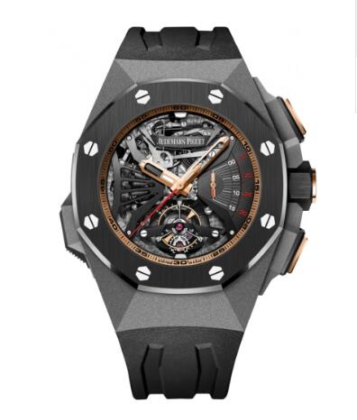 Audemars Piguet Royal Oak Concept 26577 Supersonnerie Titanium Ceramic Pink Gold Replica Watch 26577IO.OO.D002CA.01