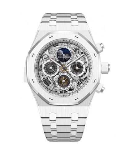 Audemars Piguet Royal Oak Grande Complication Openworked White Ceramic 26605CB.OO.1248CB.01 Replica Watch