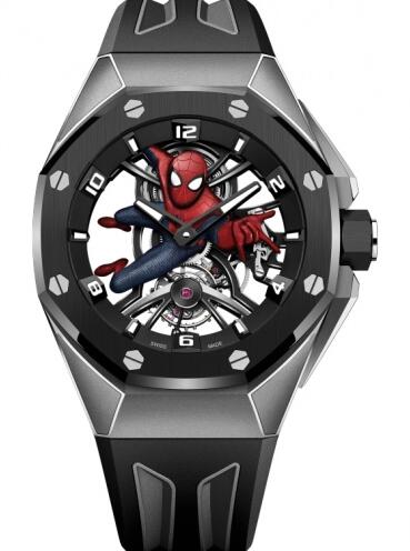 2023 Audemars Piguet Royal Oak Concept Spider-Man Flying Tourbillon Replica Watch 26631IO.OO.D002CA.01