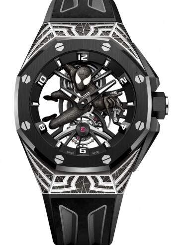 2023 Audemars Piguet Royal Oak Concept Spider-Man Flying Tourbillon Replica Watch 26632CN.OO.D100CA.01