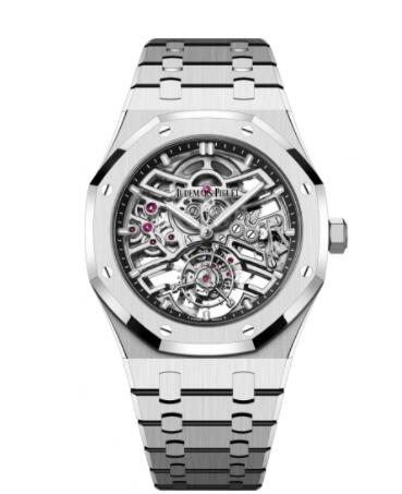 2022 Audemars Piguet Royal Oak Self-Winding Flying Tourbillon Openworked Stainless Steel Replica Watch 26735ST.OO.1320ST.01