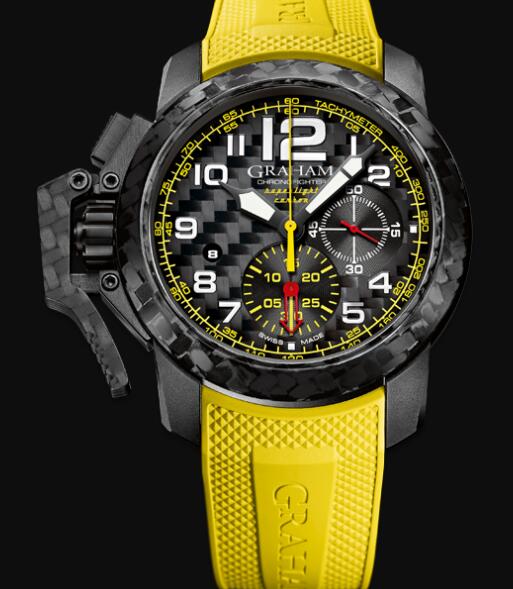 Graham CHRONOFIGHTER SUPERLIGHT CARBON (YELLOW) Replica Watch 2CCBK.B15A