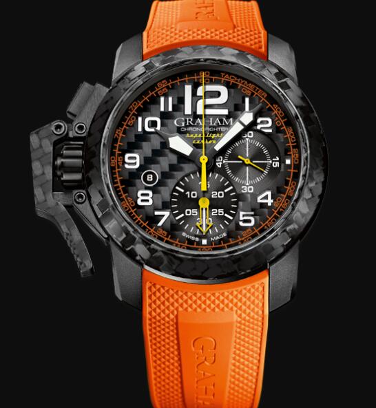 Graham CHRONOFIGHTER SUPERLIGHT CARBON (ORANGE) Replica Watch 2CCBK.O01A