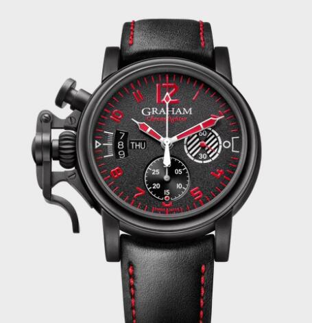 Graham CHRONOFIGHTER VINTAGE - DLC RED LIMITED EDITION Replica Watch 2CVAB.B41A