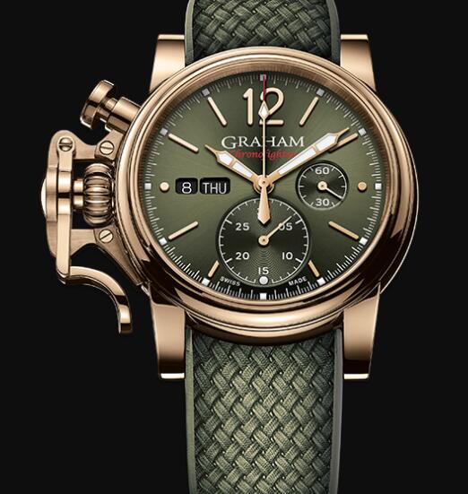 Graham CHRONOFIGHTER VINTAGE BRONZE & GREEN Replica Watch 2CVAK.G02A