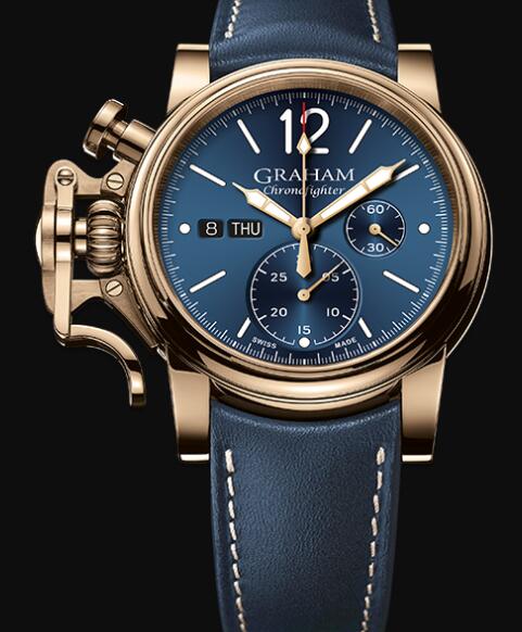 Graham CHRONOFIGHTER VINTAGE BRONZE & BLUE Replica Watch 2CVAK.U01A