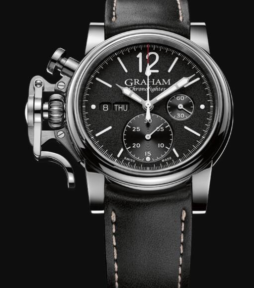 Graham CHRONOFIGHTER VINTAGE (BLACK) Replica Watch 2CVAS.B02A