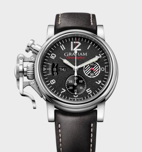 Graham CHRONOFIGHTER VINTAGE - BLACK Replica Watch 2CVAS.B40A