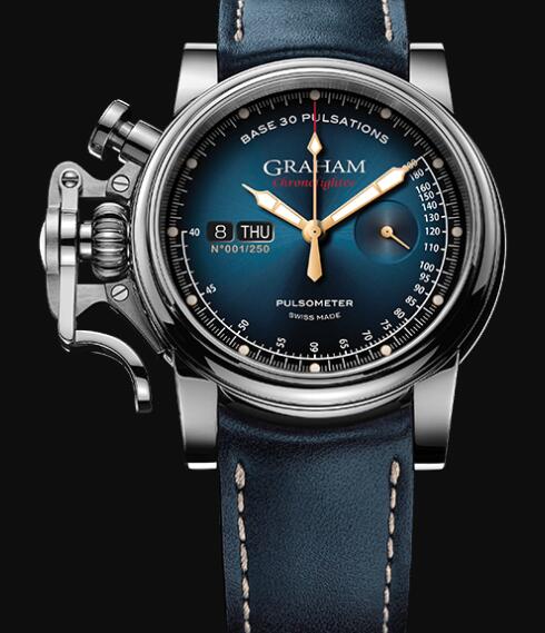 Graham CHRONOFIGHTER VINTAGE PULSOMETER Replica Watch 2CVCS.U14A