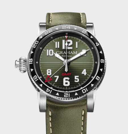 Graham FORTRESS GMT GREEN Replica Watch 2FOBC.G01A