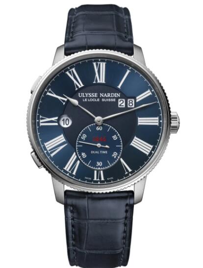 Ulysse Nardin Marine Torpilleur Dual Time Replica Watch 3343-320-3A/1A
