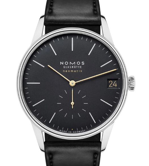 NOMOS GLASHÜTTE Orion neomatik 41 date new black Replica Watch 366