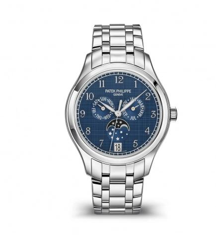 Patek Philippe Annual Calendar 4947 Stainless Steel / Blue Replica Watch 4997/200G-001