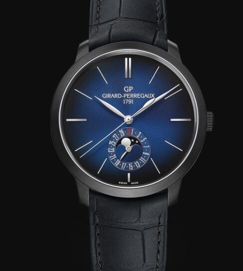 Girard Perregaux 1966 BLUE MOON Replica Watch 49545-11-432-bh6a