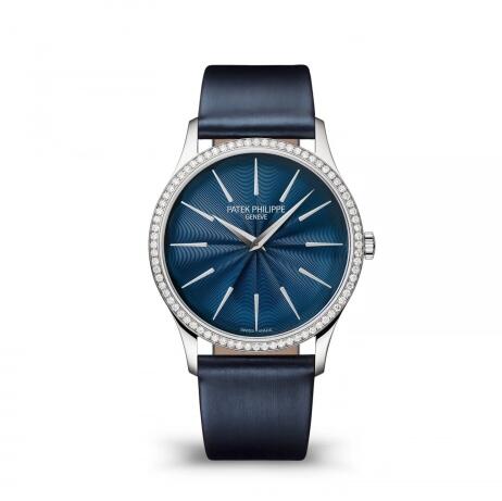 Patek Philippe Calatrava 4997 White Gold / Blue Replica Watch 4997/200G-001