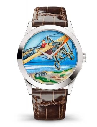 Patek Philippe Calatrava In Tribute to the Pioneers of Aviation Replica Watch 5089G-089