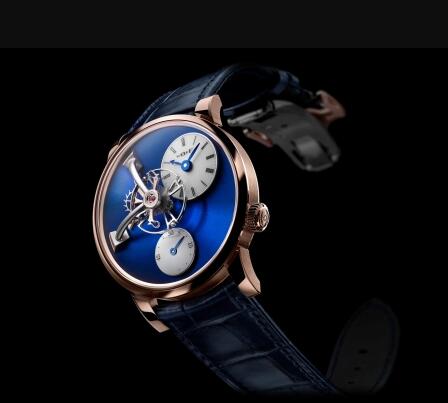 MB&F Legacy Machine LM101 Red Gold Blue Replica Watch 52.RL.BL