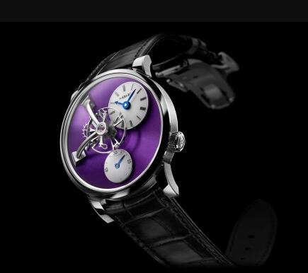 MB&F Legacy Machine LM101 White Gold Purple Replica Watch 52.WL.P