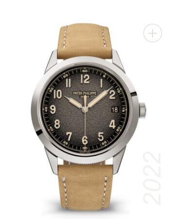 Patek Philippe Calatrava White Gold Charcoal Replica Watch 5226G-001
