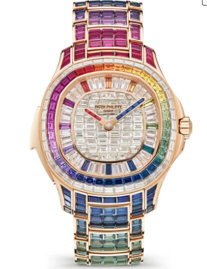 Patek Philippe Aquanaut Luce Rainbow Minute Repeater Haute Joaillerie Replica Watch 5260/1455R-001