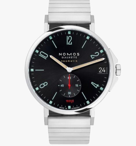 Nomos TANGENTE SPORT NEOMATIK 42 DATE MARINE BLACK 581 Watches Review Replica Nomos Glashuette watches for sale