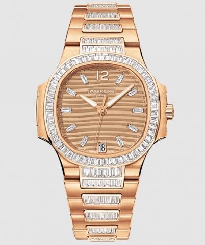 Patek Philippe Nautilus 7014 Rose Gold Gold Replica Watch 7014/1R-001
