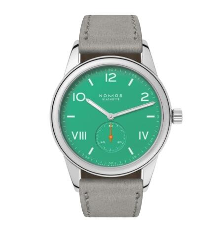 Nomos Glashütte 726.GB Club Campus 38 Electric Green See-Through Replica Watch