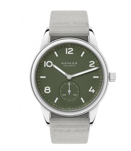 Nomos Glashütte Replica Watch Club Automatic Olive 753.S3