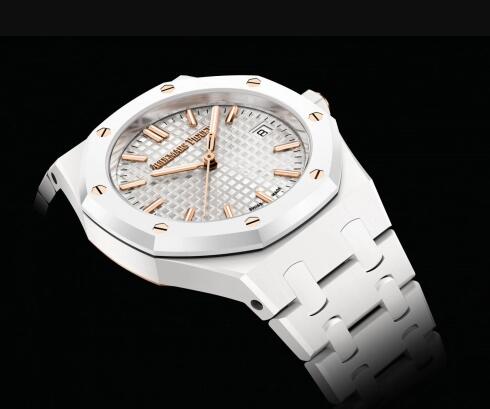 Audemars Piguet Royal Oak Selfwinding 34 White Ceramic White Replica Watch 77350CB.OO.1266CB.01