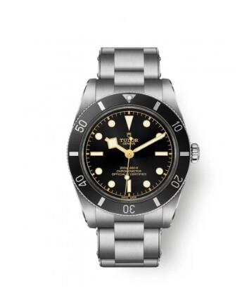 Tudor Black Bay Fifty-Four Stainless Steel Black Bracelet Replica Watch 79000N-0001