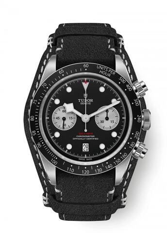 Tudor Heritage Black Bay Chronograph Inverted Panda Bund Replica Watch 79360N-0005