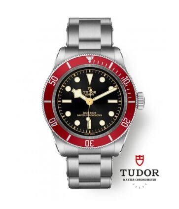 Tudor Black Bay Master Chronometer Stainless Steel Burgundy Black Oyster Replica Watch 7941A1A0RU-0001