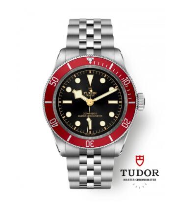 Tudor Black Bay Master Chronometer Stainless Steel Burgundy Black Jubilee Replica Watch 7941A1A0RU-0003