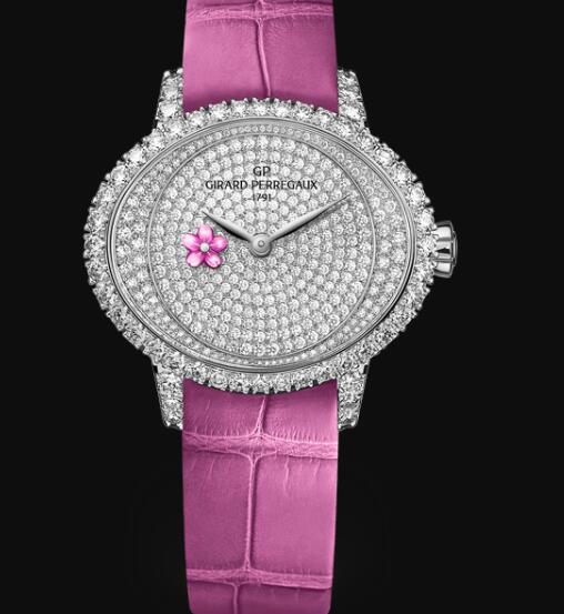 Girard Perregaux Cat's Eye PLUM BLOSSOM JEWELLERY Replica Watch 80498D53M7B1-BKLA