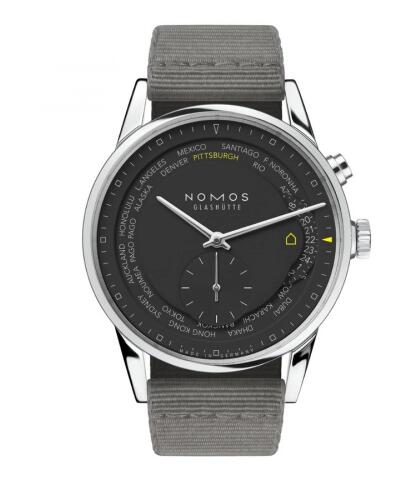 Buy Nomos Glashuette Watches for sale Nomos ZÜRICH WORLD TIME Replica Watch Review 805